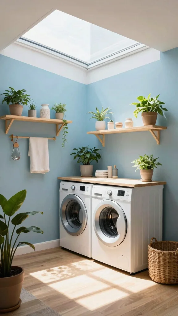 13 Laundry Room Lighting Ideas for a Brighter, More Enjoyable Space - 5. Skylights for Natural Light 1