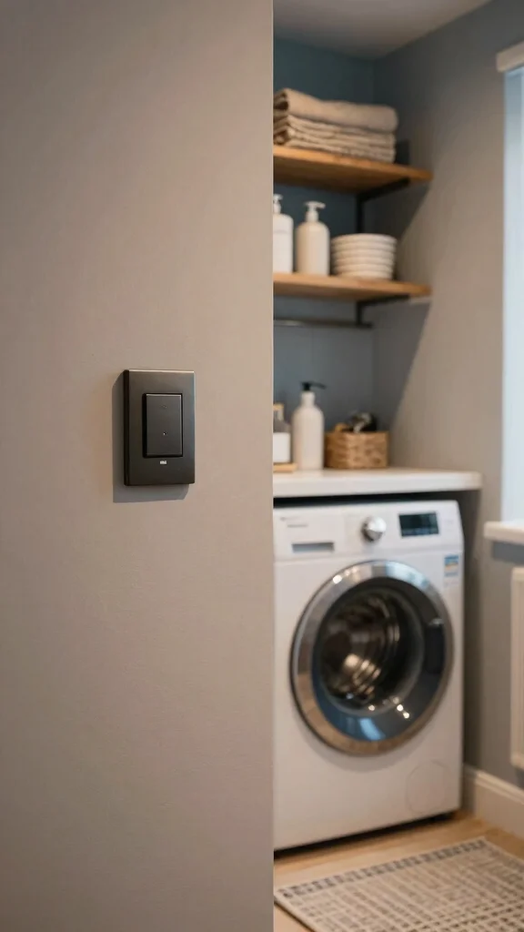 13 Laundry Room Lighting Ideas for a Brighter, More Enjoyable Space - 8. Dimmer Switches for Adjustable Brightness 1