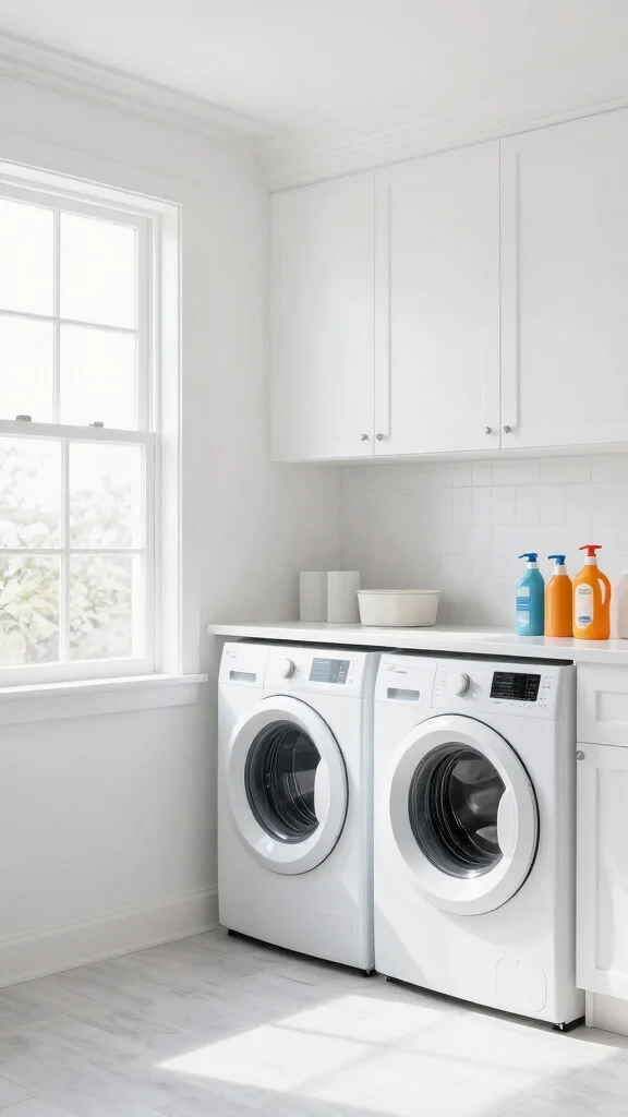 13 Laundry Room Paint Colors That Make the Space Feel Fresh - 12. Classic White 1
