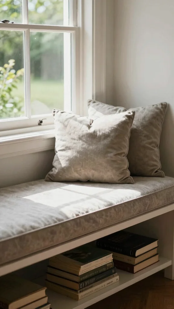 13 Reading Room Furniture Ideas for Every Style and Budget - 4. Stylish Reading Benches 1