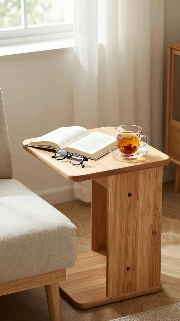 13 Reading Room Furniture Ideas for Every Style and Budget - 5. Compact Side Tables 1