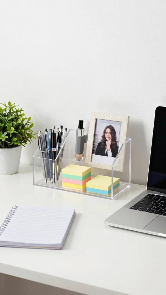 13 Study Room Furniture Ideas for Comfort, Storage, and Style - 5. Creative Desk Organization 1