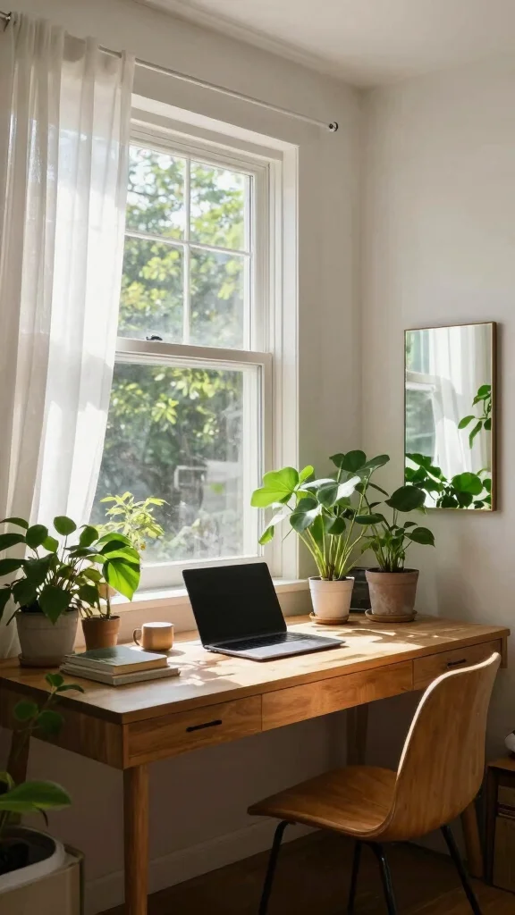 13 Study Room Lighting Ideas for Focus, Comfort, and Good Vibes - 4. Natural Light Maximization 1