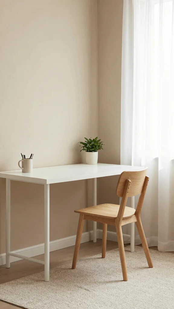 13 Study Room Organization Ideas That Keep Distractions Away - 1. Embrace a Neutral Color Palette 1