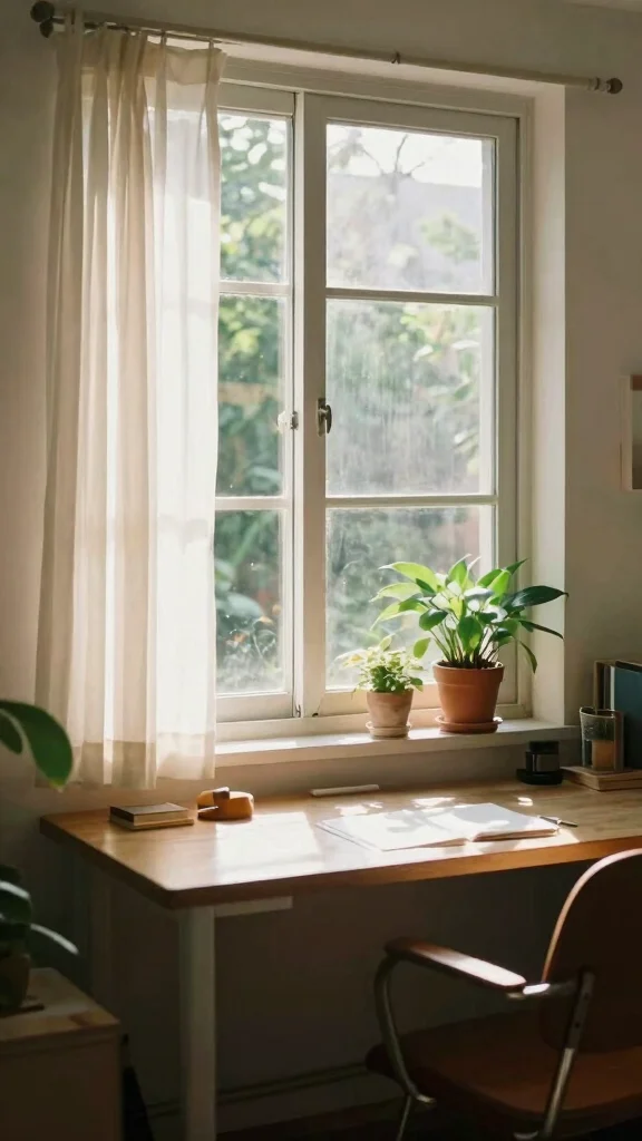 13 Study Room Organization Ideas That Keep Distractions Away - 6. Prioritize Natural Light 1