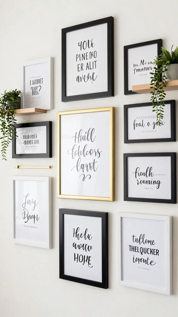 13 Study Room Wall Decor Ideas That Inspire and Motivate - 1. Inspirational Quote Wall 1