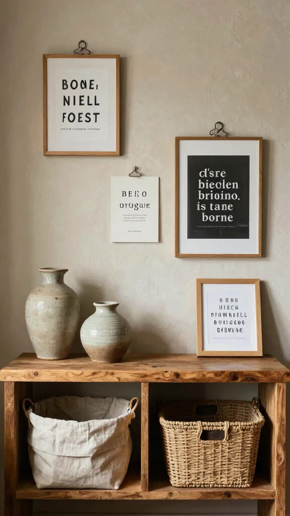 13 Study Room Wall Decor Ideas That Inspire and Motivate - 12. Layered Textures 1