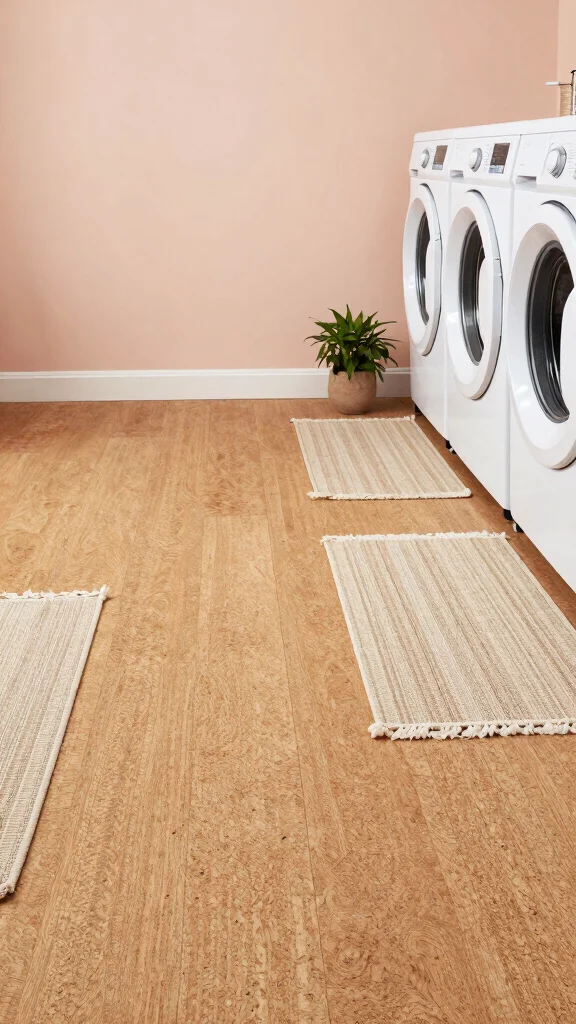 14 Laundry Room Makeover Ideas to Transform a Space You Actually Use - 11. Eco-Friendly Flooring Options 1