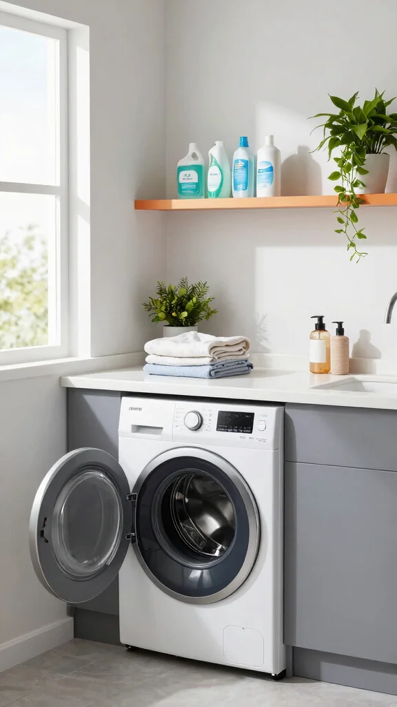 14 Laundry Room Makeover Ideas to Transform a Space You Actually Use - 4. Smart Laundry Appliances for Efficiency 1