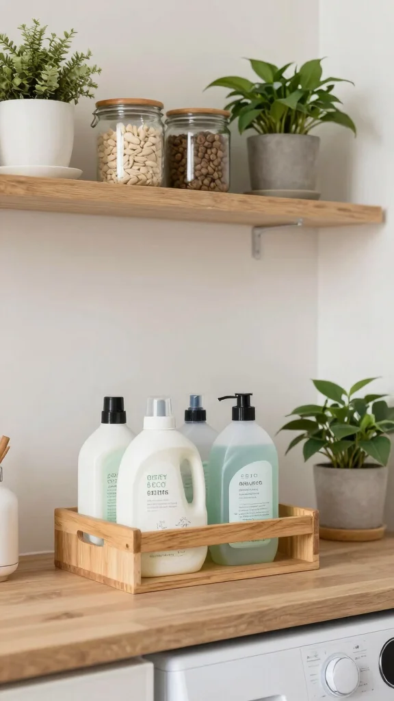 14 Laundry Room Makeover Ideas to Transform a Space You Actually Use - 9. Eco-Friendly Cleaning Supplies 1