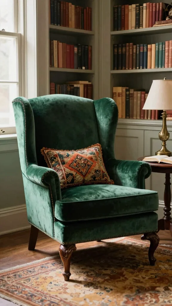 14 Reading Room Chair Suggestions for Long Comfortable Sessions - 1. The Classic Wingback Chair 1