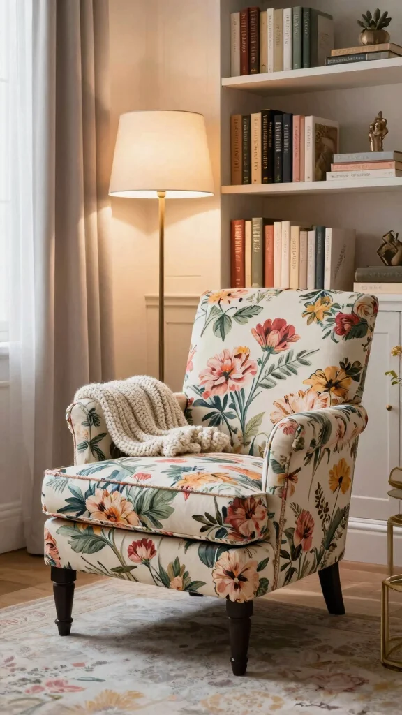 14 Reading Room Chair Suggestions for Long Comfortable Sessions - 12. The Stylish Accent Chair 1