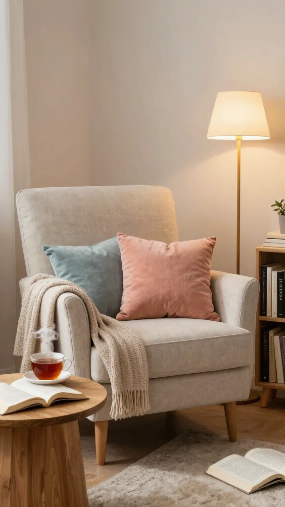 14 Reading Room Makeover Ideas to Create Your Perfect Book Nook - 1. Cozy Corner Seating 1