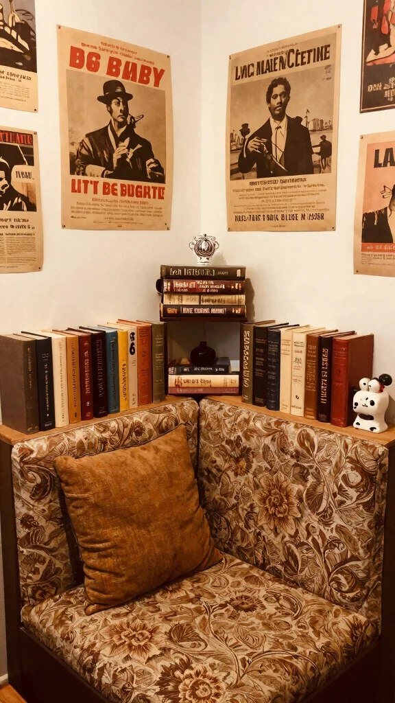 14 Reading Room Makeover Ideas to Create Your Perfect Book Nook - 12. Themed Nook Decor 1