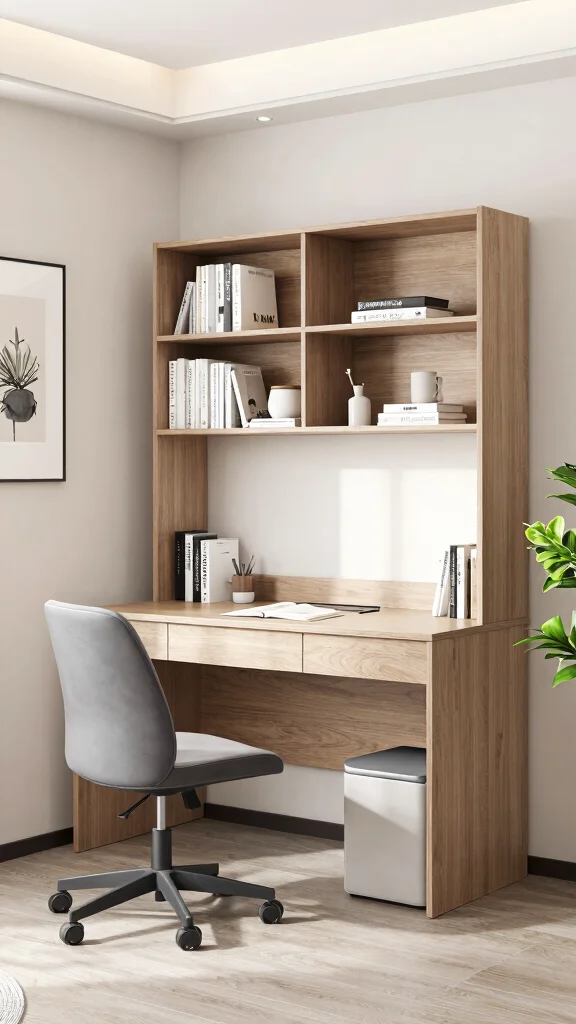 14 Study Room Makeover Ideas to Completely Transform Your Space - 2. Functional Furniture 1