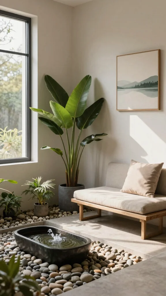 14 Study Room Makeover Ideas to Completely Transform Your Space - 4. Zen-Inspired Decor 1