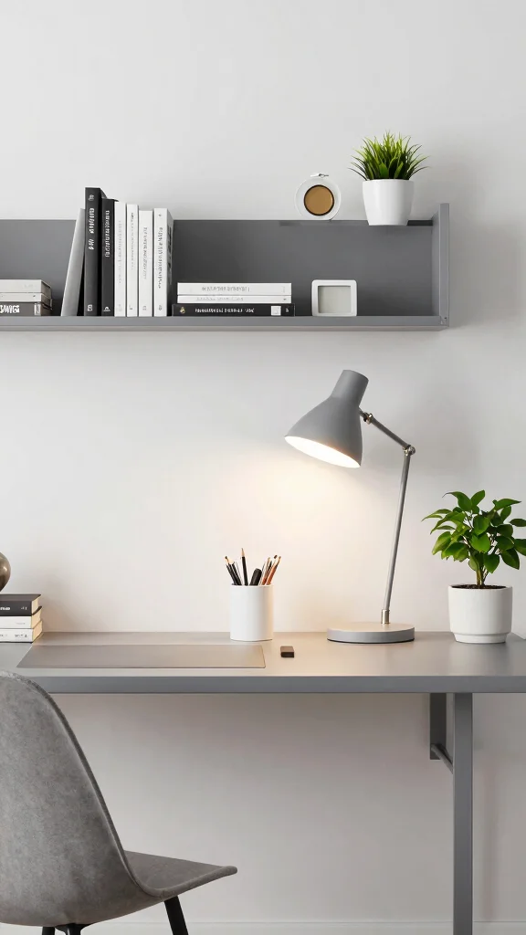 14 Study Room Makeover Ideas to Completely Transform Your Space - 7. Wall-Mounted Desks 1