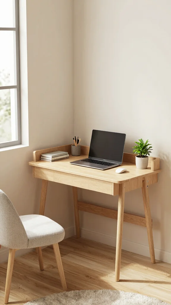 14 Study Room Table Ideas for a Clean, Focused Workspace - 8. Corner Desk for Space-Efficiency 1