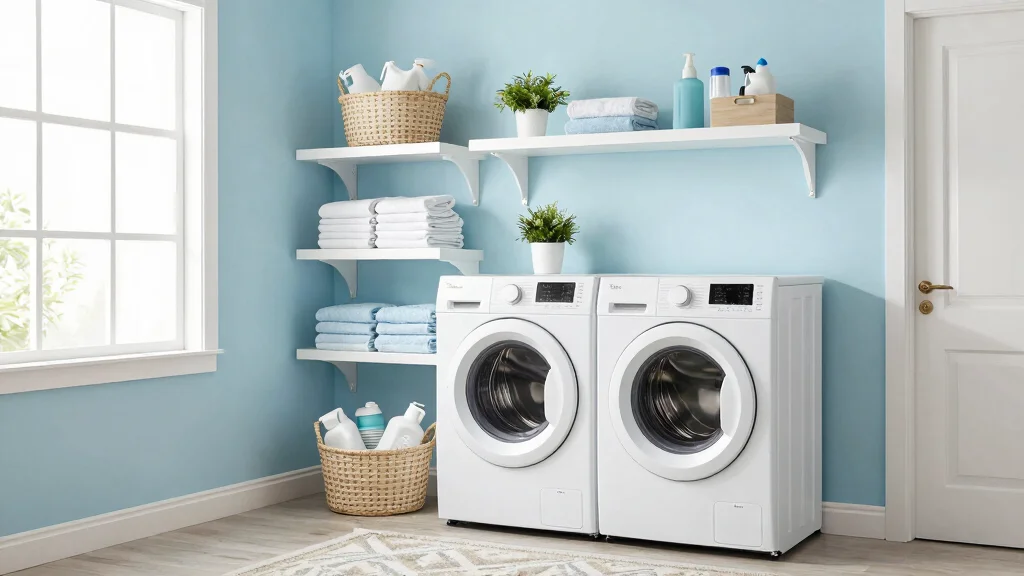 15 Laundry Room Shelf Ideas to Add Extra Storage – homeeastvillage.com