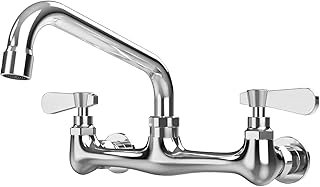 BWE Kitchen Faucet Wall Mount Commercial Sink Faucet Kitchen Utility Lau...