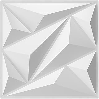 Art3dwallpanels 33 Pack 3D Wall Panel Diamond for Interior Wall Décor, P...
