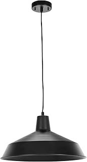 GLOBE Electric 65155 1-Light Industrial Warehouse Pendant Lighting, Matt...