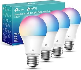 Light Bulbs, Full Color Changing Dimmable Smart WiFi Bulbs Compatible wi...