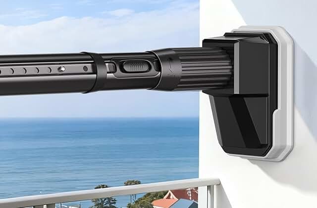 Tension Curtain Rods No Drilling, Extra Long Tension Rod 41-139 Inch, He...