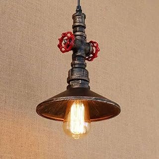 EYBOPB Industrial Steampunk Pendant Light, Water Pipe Ceiling Hanging La...