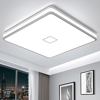 Airand LED Ceiling Light Fixtures Flush Mount 12.8inch 24W Bright White ...