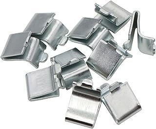 14 Pieces Silver Adjustable Steel Pilaster Shelf Clip Support, Shelving ...