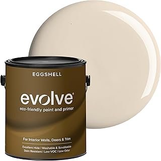 EVOLVE Paint & Primer: Environment-friendly, Low Sheen with One-coat Cov...