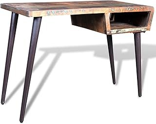 Reclaimed Wood Desk with Iron Legs