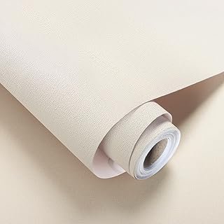 Grasscloth Peel and Stick Wallpaper Beige Faux Linen Wallpaper 15.7inch ...