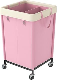 WOWLIVE 160L Rolling Laundry Hamper with Wheels, Heavy Duty Laundry Bask...