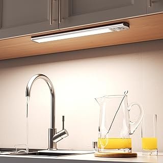 Joyzy Under Cabinet Lighting Motion Sensor Closet Lights Battery Operate...