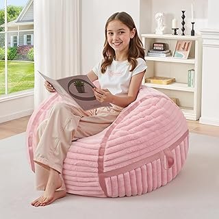 HABUTWAY Bean Bag Chair 2FT Bean Bag Chairs with Memory Foam Filled,2' S...