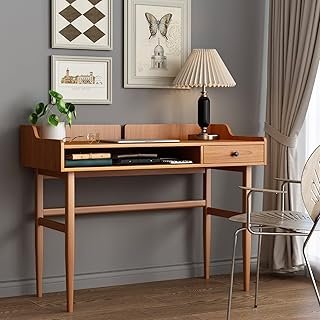 Vintage-Style Desk with Scandinavian Flair, Computer or Laptop Desk, Wri...