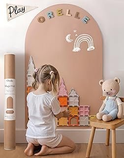 Orelle MagicWall | Magnetic Arch Wall Decal – Repositionable & Renter-Fr...