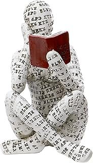 GRAPMKTG Home Decor Pulp Reading Women Thinker Statue Aesthetic Sculptur...