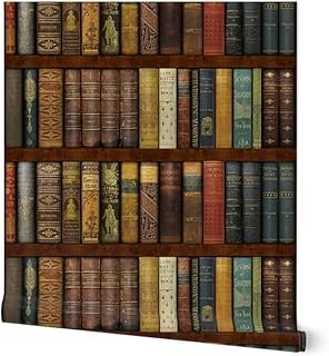 Peel & Stick Wallpaper 3ft x 2ft - Library Shelves Photographic Victoria...