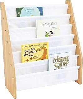 Humble Crew Kids Bookshelf 6-Tier Book Rack Organizer, Extra Large Toddl...