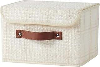 Storage Boxes with Lid 3D Textured Fabric Storage Bins Organizer Contain...