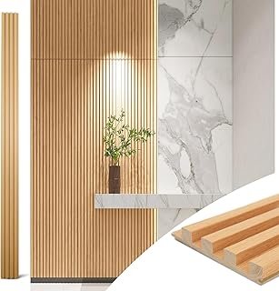 Art3d Slat Wood Wall Paneling for Interior and Ceiling Decoration - Pack...