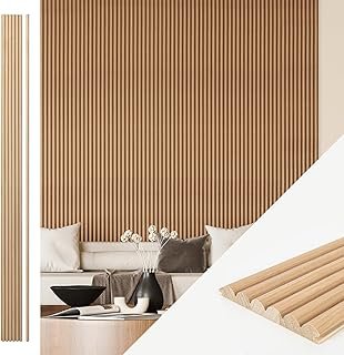 Art3d Fluted Wood Panel for Wall and Ceiling, Beaded Accent Molding for ...