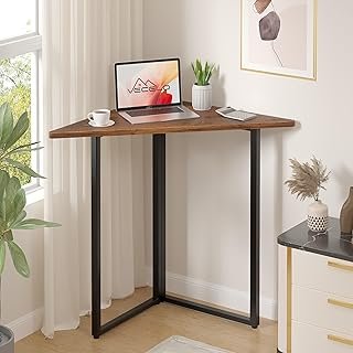 VECELO Corner Desk,Office Tables for Living Room for Small Space Triangl...