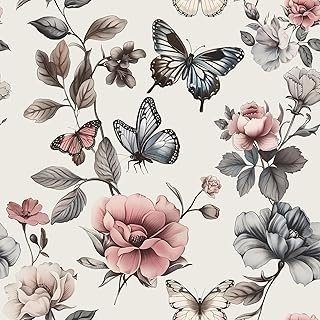 Floral Wallpaper Peel and Stick Wallpaper 17.3
