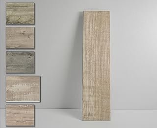 COLAMO 24pcs Wood Textural Peel and Stick Backsplash, Self Stick Wood Pa...