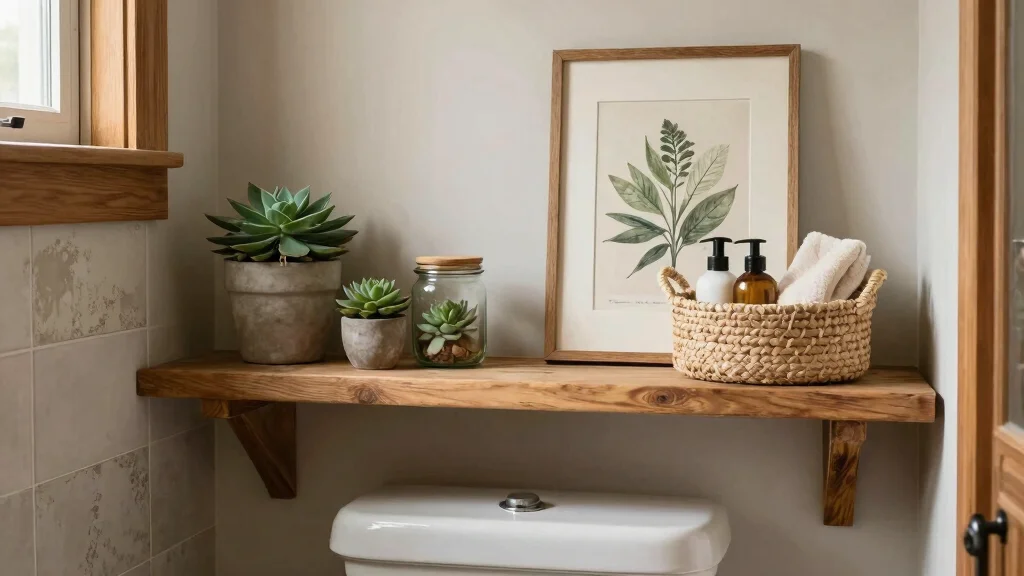 19 Bathroom Shelves Over Toilet Decor Ideas That Maximize Space - tennisservetypes.com